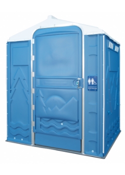 PolyPortable Restroom - Port a Potty - Blue Senator PPSENT-03 - Click Image to Close